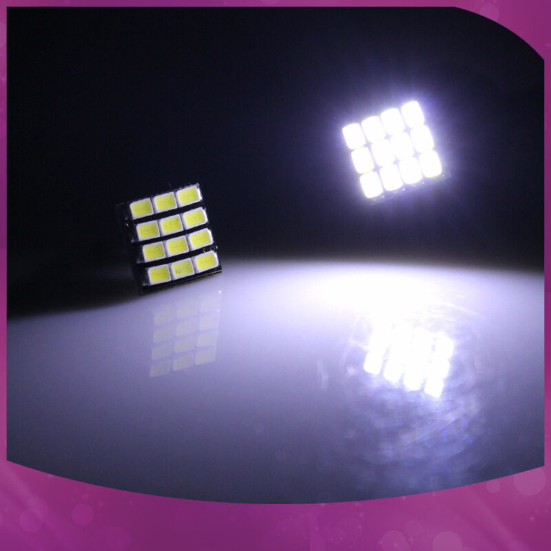 หลอดไฟ-led-ไฟหรี่-t10-12smd-1หลอด-ไฟแผนที่-ไฟส่องป้ายสว่างมาก-12v-มี-7สีให้เลือก