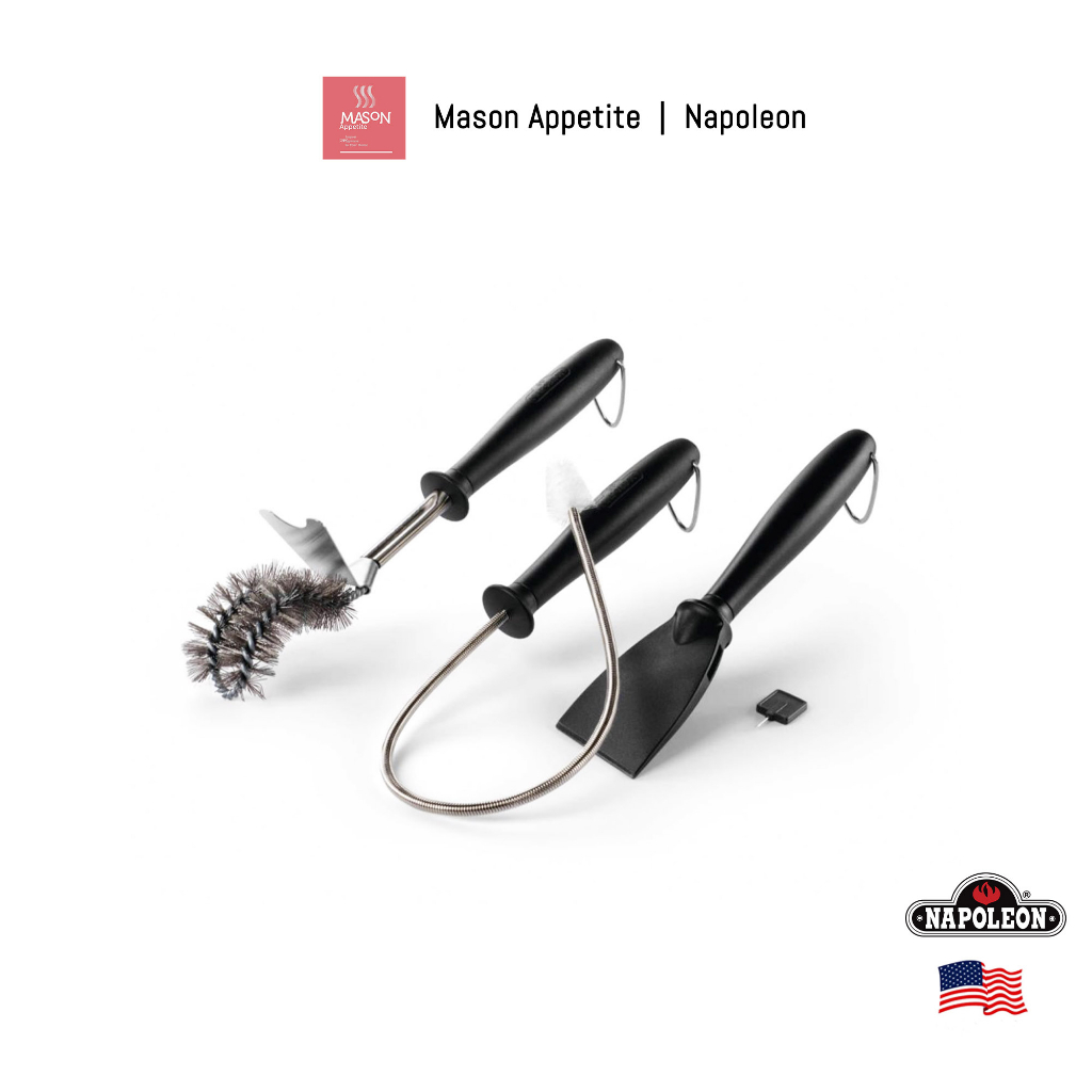 62045 Napoleon Toolset Grill Cleaning ชุดอุปกรณ์ทำความสะอาด เตานโปเลียน Shopee Thailand
