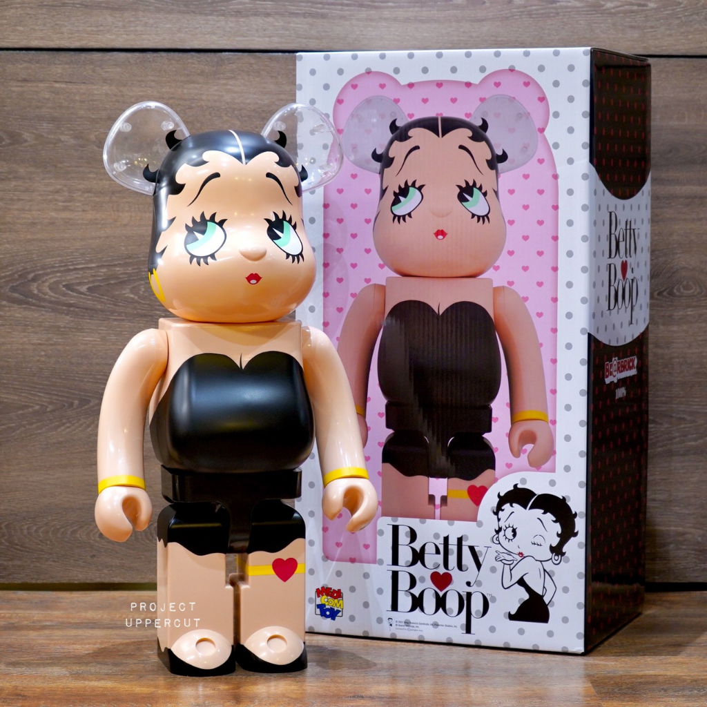 その他 MEDICOM TOY - BE@RBRICK Betty Boop BLACK Ver.1000% MEDICOM TOY BE@RBRICK Betty Boop(TM) BLACK Ver. 100％ ＆ 400