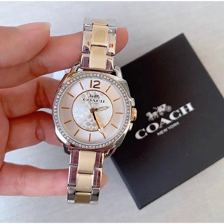 🎀(สด-ผ่อน) นาฬิกาสีทูโทน 34 มิล 14503143 Womens Quartz Watch