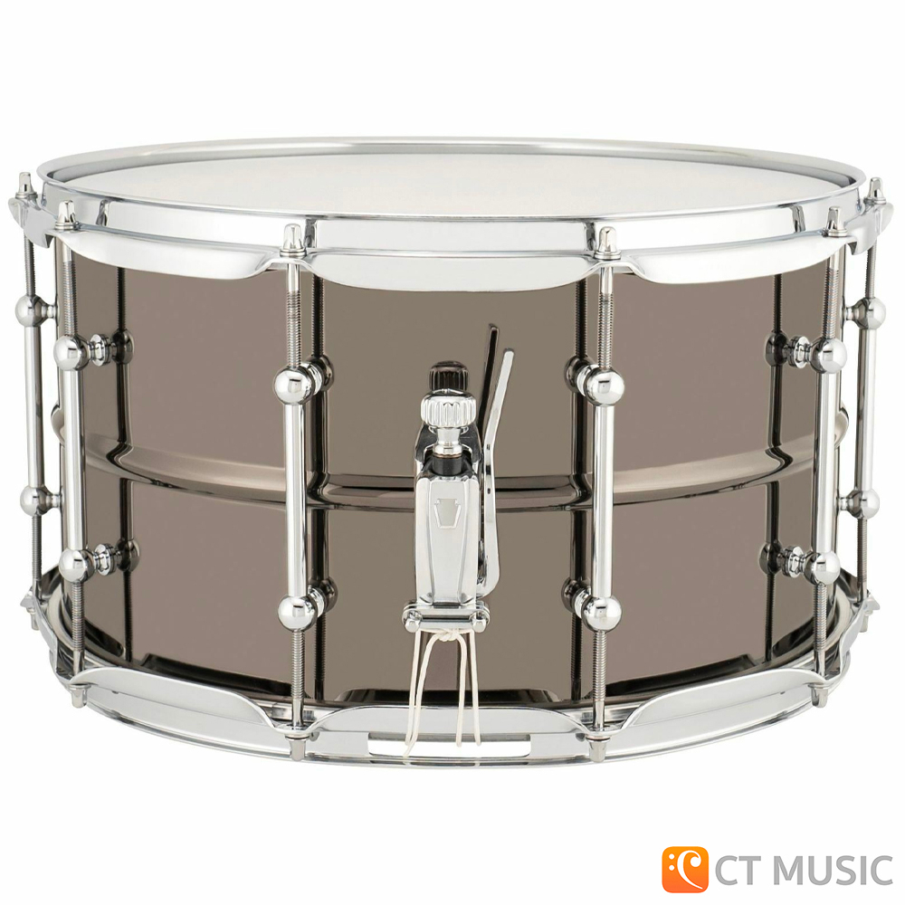 ludwig-lu0814c-universal-brass-snare-drum-black-nickel-with-chrome-8-x-14