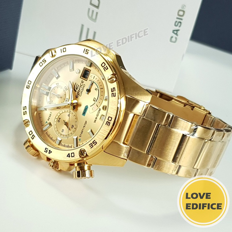 Casio Edifice แท้ 100% รุ่น EFR558 GoldEdition | Shopee Thailand