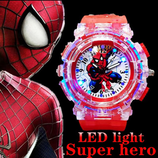 นาฬิกาเด็ก Spiderman สีสันสดใสนาฬิกาเด็กนาฬิกาเด็ก(Blue)