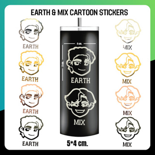 Earth & Mix Cartoon Stickers (เอิร์ทมิกซ์)