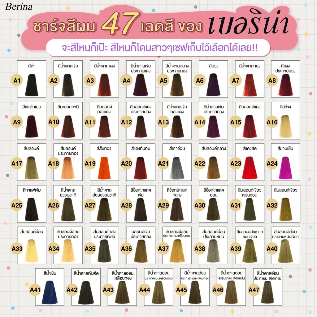 berina-เบอริน่า-สีย้อมผม-สีผมเบอริน่า-a1-a47