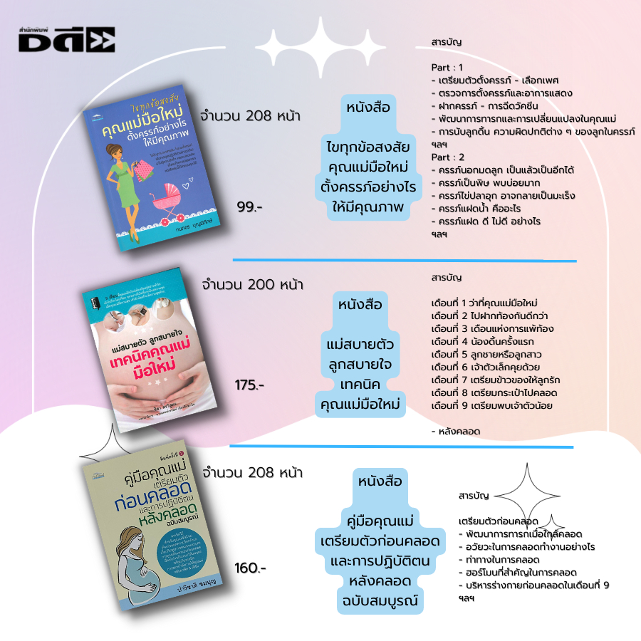 หนังสือ-ชุด-คู่มือ-คุณแม่มือใหม่-ท้อง-ตั้งครรภ์-ดูแลครรภ์-เตรียมตัวก่อนคลอด-1ชุดมี-12-เล่มราคา1-947-ลด20-1-558-บาท