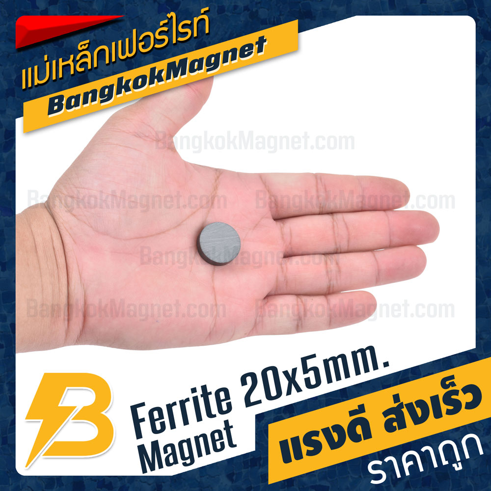 แม่เหล็กเฟอร์ไรท์-20x5mm-ferrite-magnet-แมกเนทติดตู้เย็น-แม่เหล็กกลมแบนราคาส่ง-bk1852