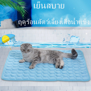 แผ่นเจลเย็น ที่นอนเจลเย็น สำหรับตว์เลี้ยง Pet Cool mat แผ่นทำความเย็น ที่นอนเย็น เย็นสบาย  ที่นอนเจลเย็น