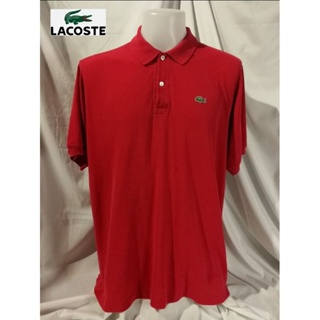 Lacoste Brand_2nd hand เสื้อโปโลแขนสั้นผ้าฝ้าย​💯​%/ Size​ 7/ Made in Japan​🇯🇵 แท้มือสองกระสอบนำเข้า​