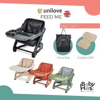 Unilove Feed Me  เก้าอี้ทานข้าวอเนกประสงค์แบบพกพา Dining Booster 3in1 Multifunction