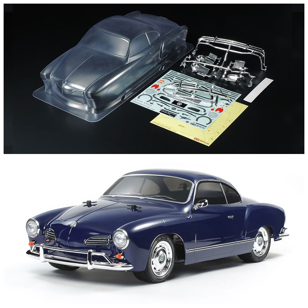 TAMIYA 51635 บอดี้ VOLKSWAGEN KARMANN GHIA ยังไม่ได้ตัดเจาะและทำสี ...