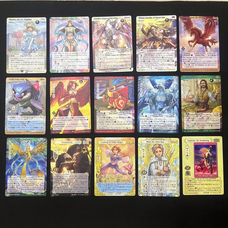 การ์ด Summoner Master แยกใบ ชุด Awakening ancora opus 2 หมายเลข 213-266 ...
