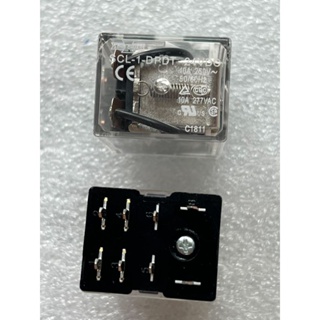 SCL-1-DPDT-24VDC  10A ขาลงปริ้น Relay Song Chuan SCL-1-DPDT-24VDC ของแท้ของดีสินค้าใหม่แกะกล่องรับประกันในไทยพร้อมส่ง