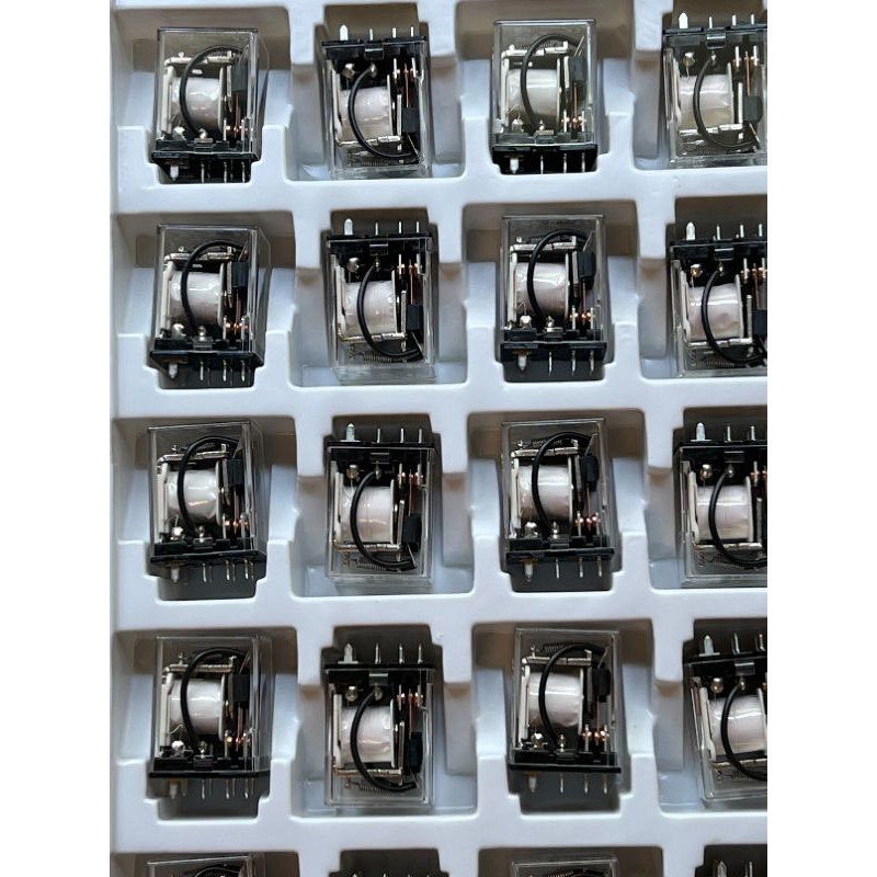 2x SONG CHUAN SCL-DPDT-C1 24VDC Intermediate Relay – 10A 250VAC 8 Pins