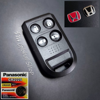 กรอบรีโมท Honda Freed Remote พร้อม โลโก้ H ฮอนด้า แดง+ดำ  เก็บเงินปลายทางได้* [ พร้อมส่ง ]