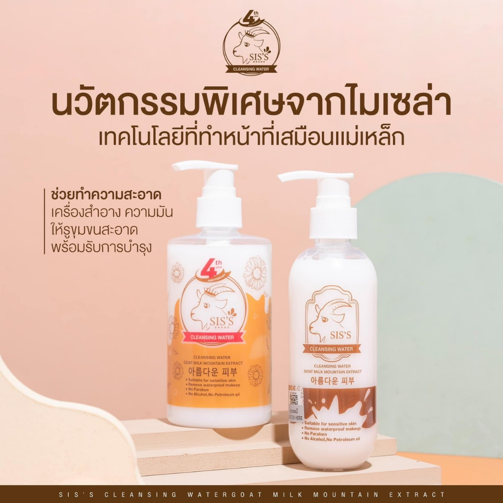 แพคเกจลิมิเตท-ซื้อ-1-แถม-1-ครีนซิ่งนมแพะ-siss-ทำความสะอาดบนใบหน้า-อ่อนโยนเหมาะกับทุกสภาพผิว