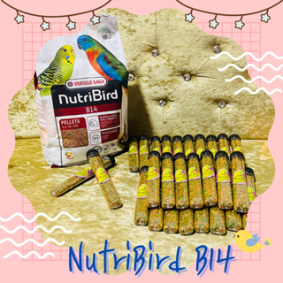 nutribird  B14 อาหารเม็ดสำหรับนก 30g⁉️ล๊อตใหม่สีจะอ่อนลงนะคะ❤️