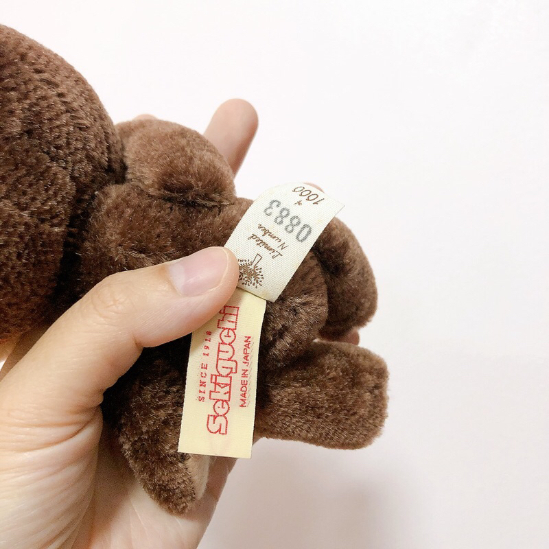 ตุ๊กตาหมีแจ็คกี้-limited-edition-no-883-of-1-000-around-the-world-sekiguchi-japan-แขน-ขา-คอ-หมุนได้-ควรค่าสะสม