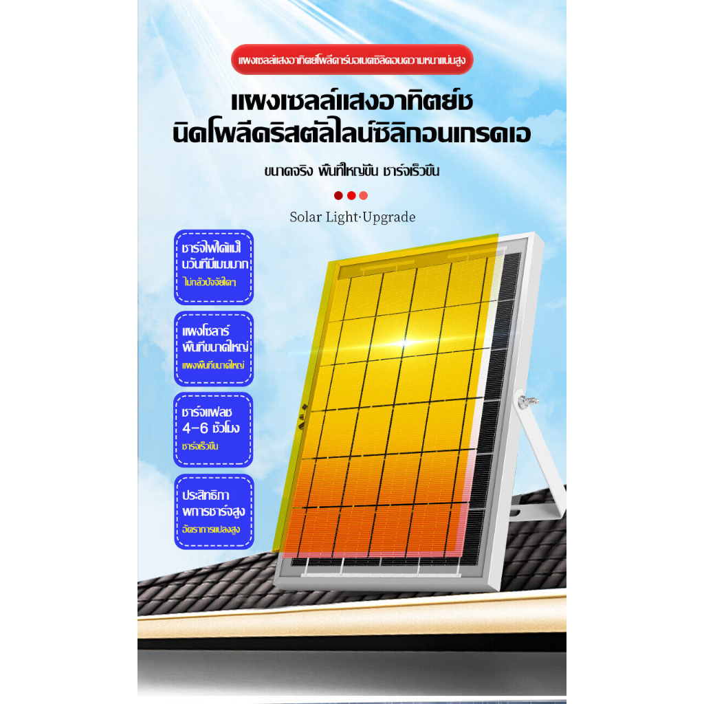 ไฟโซล่าเซลล์-300w-แผง-โซล่าเซลล์-รีโมท-โซล่าเซลล์-ไฟโซล่าเซล-ไฟพลังงานแสงอาทิตย์-หลอดไฟ-led-โซลาเซล-ไฟตุ้มโซล่าเซล