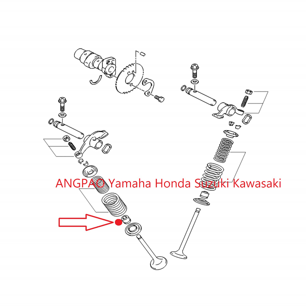 ซีลวาล์ว-vanvan125-แท้ศูนย์-suzuki-vanvan-125-ซูซูกิ-แวนแวน-125-ซีล-แกนลิ้น-ซีลแกนวาล์ว-ซีลวาว-ซีลหมวกวาล์ว