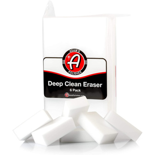 Adams Deep Clean Eraser (1 แพคมี 6 ชิ้น) ฟองน้ำทำความสะอาดภายในสำหรับขจัดคราบอย่างล้ำลึก