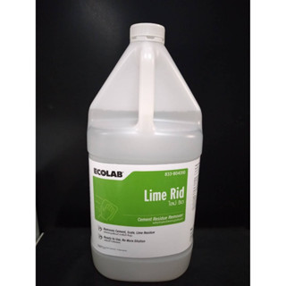 Ecolab(เอ็กโคแลบ)PE833-804310ผลิตภัณฑ์ล้างคราบปูน (LIME RID ) ขนาด 3.8Lt  /(LIME REMOVER-66)