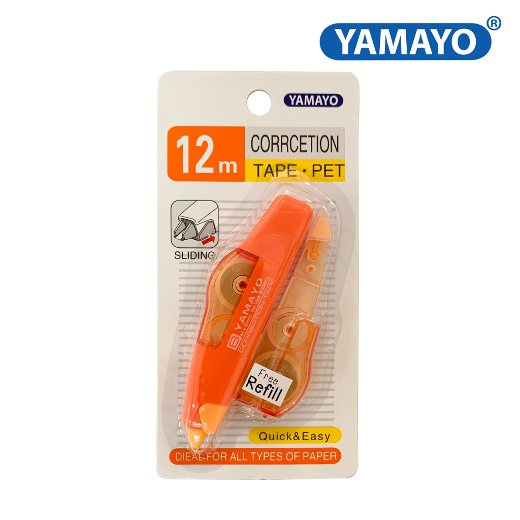 yamayo-เทปลบคำผิด-แถมฟรี-รีฟิล-รุ่น-ym-928c1-ขนาด-5-มม-x-16-ม