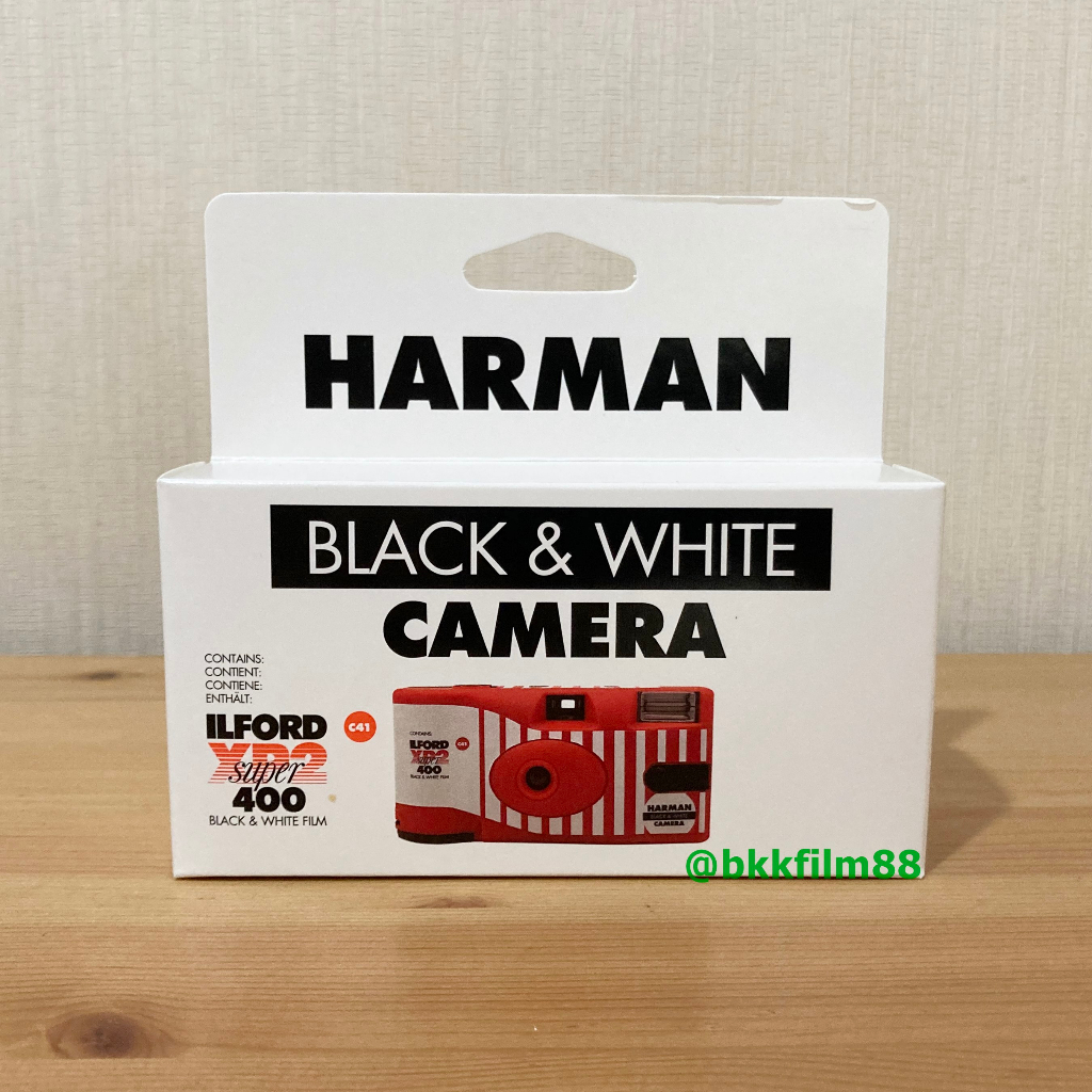 กล้องฟิล์ม-harman-single-use-camera-xp2-400-กล้องใช้แล้วทิ้ง-ilford-ขาวดำ-35mm-27exp-กล้องทอย-toy-camera