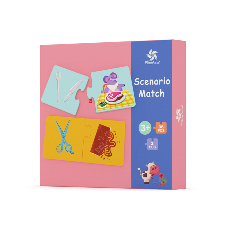 Pinwheel จิ๊กซอว์สำหรับเด็กก่อนวัยเรียน Logic game puzzle ของเล่นเด็ก ...