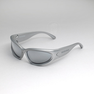 แว่นกันแดด BALENCIAGA รุ่น  BB0157S 004 sz.65 (SILVER-SILVER-SILVER)