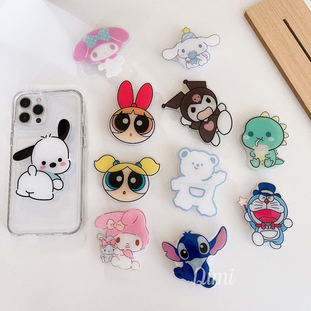 pop-upติดหลังโทรศัพท์ลายดอกไม้น่ารักๆ-เคสน่ารัก-พร้อมส่งจากไทย