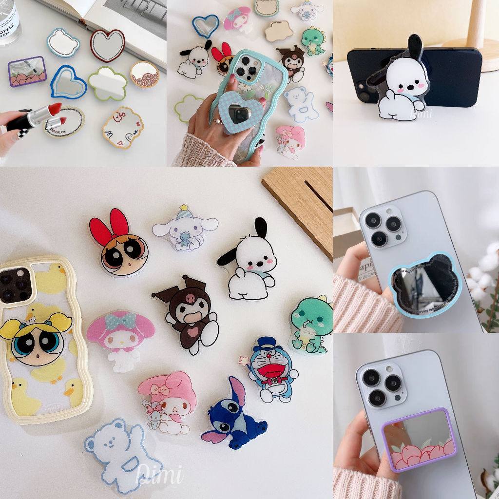 pop-upติดหลังโทรศัพท์ลายดอกไม้น่ารักๆ-เคสน่ารัก-พร้อมส่งจากไทย