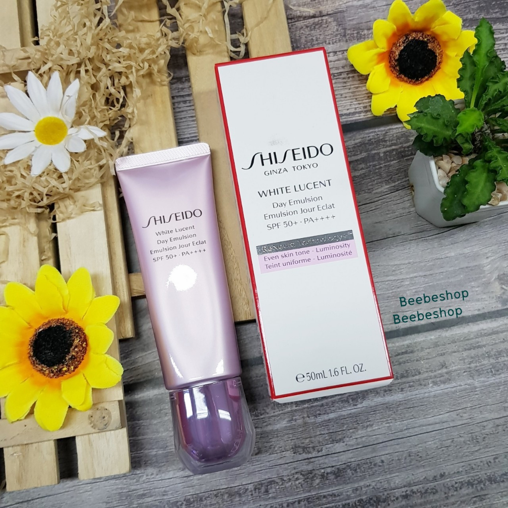 shiseido-white-lucent-day-emulsion-spf-50-pa-50ml-อิมัลชั่นบางเบา-เพื่อผิวชุ่มชื่นตลอดวัน