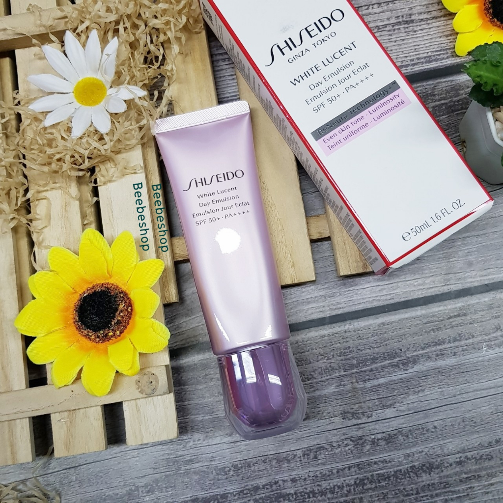 shiseido-white-lucent-day-emulsion-spf-50-pa-50ml-อิมัลชั่นบางเบา-เพื่อผิวชุ่มชื่นตลอดวัน