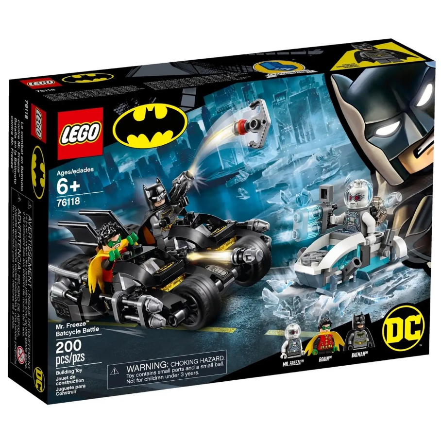 lego-batman-76118-mr-freeze-batcycle-battle-เลโก้ใหม่-ของแท้-กล่องสวย-พร้อมส่ง