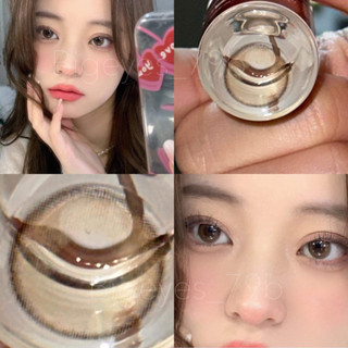 ✨ Brown ขนาดมินิ mini คอนแทคเลนส์สีน้ำตาล ☀️กรองแสง uv เลนส์แท้จดทะเบียนถูกต้อง ผ่านอย.ไทย ✔️