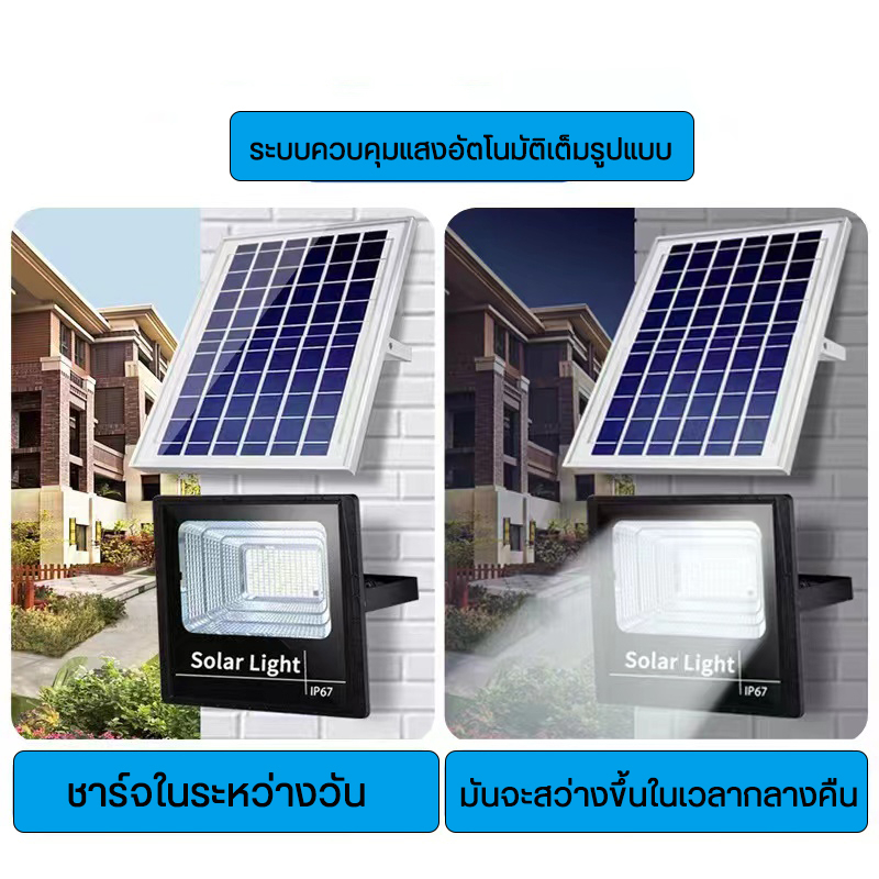 ไฟโซล่าเซลล์-กันน้ําและฟ้าผ่า1500w-800w-600w-500w-300wsolar-light-ไฟลานภายในโคมไฟนอกบ้าน-สปอร์ตไลท์-แผงโซลาร์เซลล