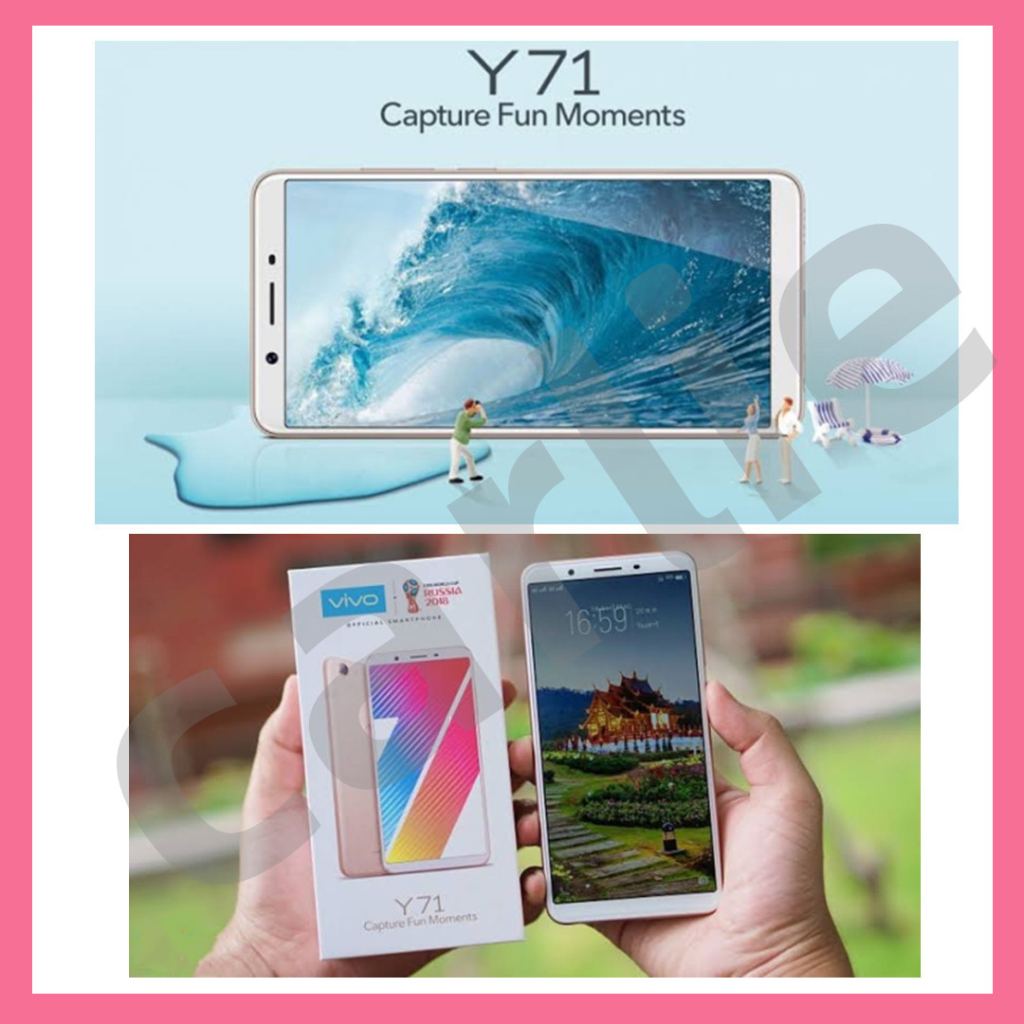 พร้อมส่ง-vivo-y71-แถมฟรี-เคสใส-ฟิล์มหน้าจอ6นิ้วใส่ได้-2ซิม-รับประกัน1ปี