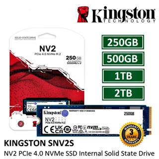 ภาพหน้าปกสินค้า250GB / 500GB / 1TB  SSD (เอสเอสดี) KINGSTON M.2 2280 NVMe PCIe 4.0 Gen 4x4 3,000 MB/s (SNV2S/250G ,SNV2S/500G) ที่เกี่ยวข้อง