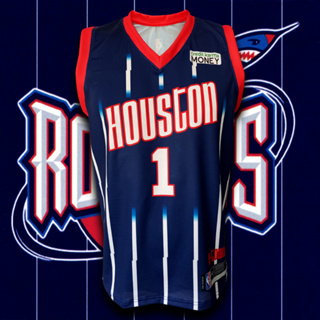 ภาพหน้าปกสินค้าเสื้อบาส เสื้อบาสเกตบอล NBA Houston Rockets ทีม ฮูสตัน ร็อคเก็ตส์ #BK0096 รุ่น City John Wall#1 ไซส์ S-3XL ที่เกี่ยวข้อง