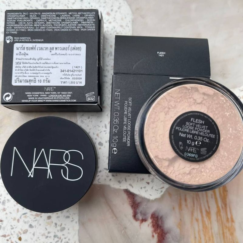 แบ่งขายแป้งฝุ่นนาร์สรุ่นใหม่-nars-soft-velvet-loose-powder-แป้งฝุ่นเนื้อเนียน