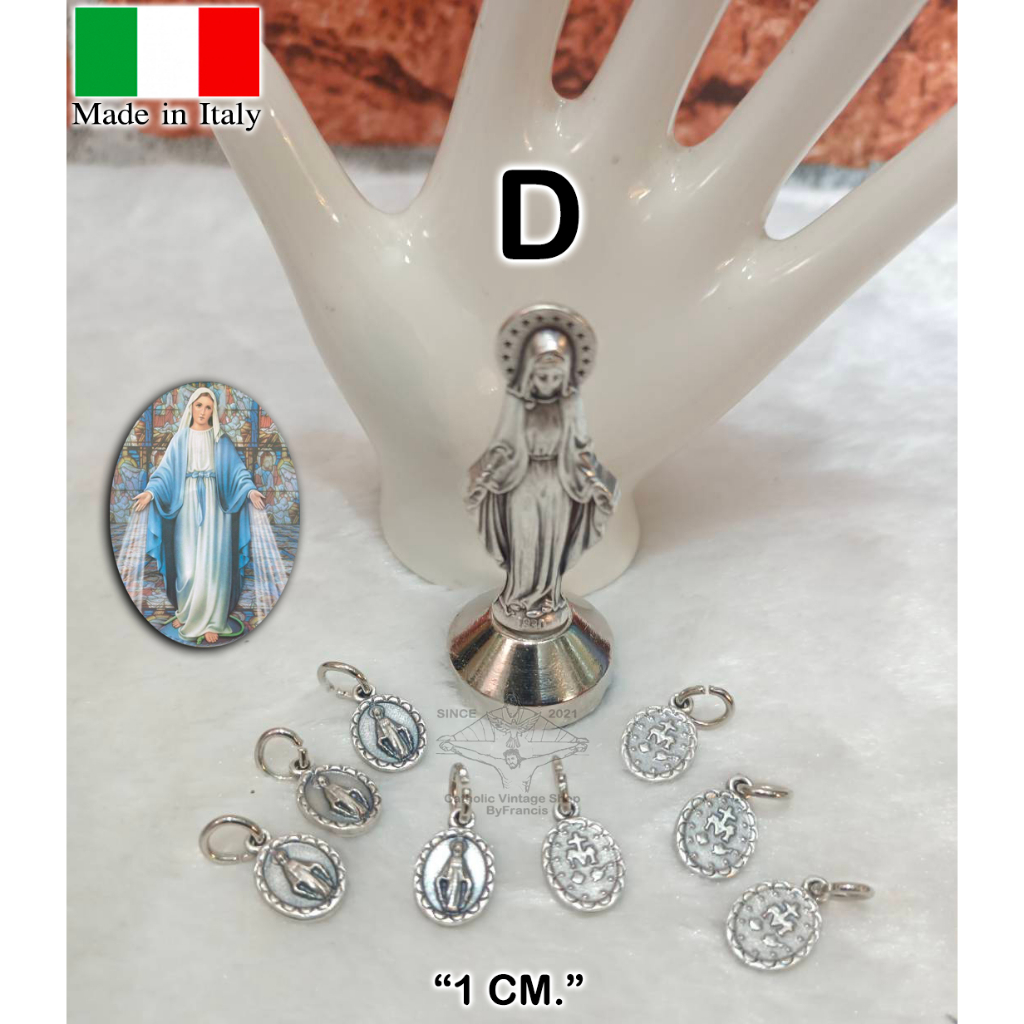 จี้เหรียญ-โลหะ-พระแม่มารีย์-เหรียญแม่พระอัศจรรย์-catholic-virgin-mary-coin-คาทอลิก
