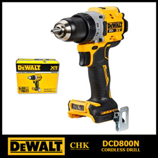 DEWALT สว่านไขควงไร้สายไร้แปรงถ่าน 20V Max (เฉพาะตัวเครื่อง) รุ่น DCD800N DCD800N-B1