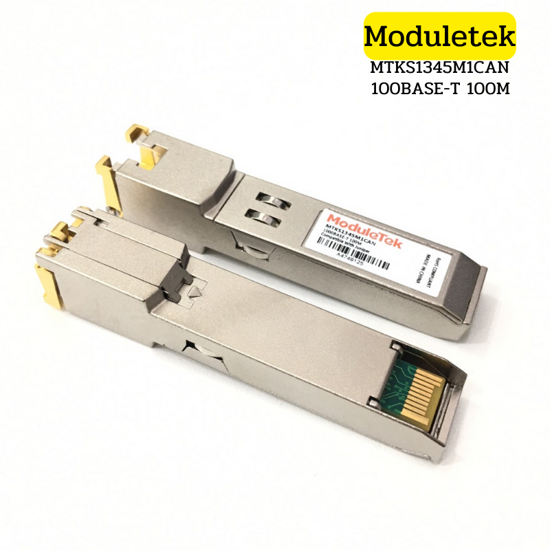 MODULETEK SFP RJ45 Fiber optic Transceiver Module 1000Base T Compatible ...