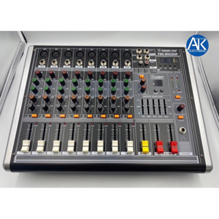 PROEUROTECH PMX-M802DSP POWERMIXER เพาเวอร์มิกเซอร์ 8 ช่อง พร้อมเอฟเฟคในตัว โปรยูโรเทค PMX M 802 DSP PMXM802DSP