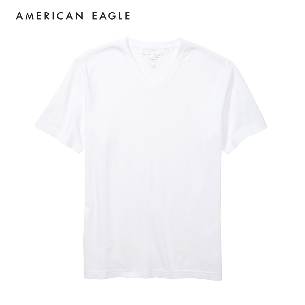 american-eagle-super-soft-icon-v-neck-t-shirt-เสื้อยืด-ผู้ชาย-คอวี-nmts-017-1541-100