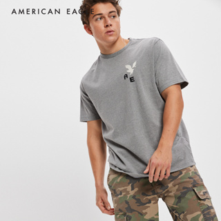 American Eagle Super Soft Logo Graphic T-Shirt เสื้อยืด ผู้ชาย โลโก้ กราฟฟิค (NMTS 017-2912-006)