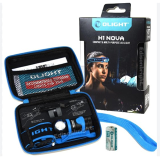 ไฟฉาย Olight h1 nova 500 ลูเมนcree xm-l2 กลางสีขาวled edcไฟหน้า w/cr123a