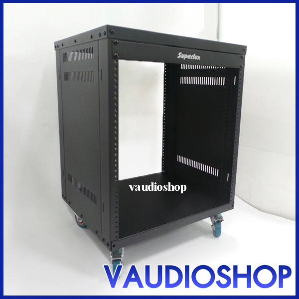 แร็คอลูมิเนียมมีล้อ RACK 12U Superlux RS-912 ชั้นวางเครื่องเสียงมีล้อ ...