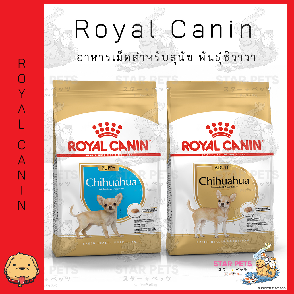 Royal Canin Chihuahua ( Puppy / Adult ) อาหารเม็ด พันธุ์ชิวาวา | Shopee ...